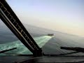 Landing at sea