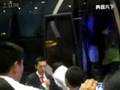 Super Junior alighting bus after rehearsals for SMTOWN Live 2008 Shanghai