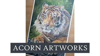 Acorn Artworks - Tiger Painting tutorial