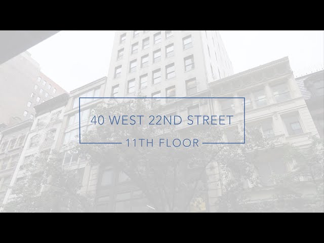 SOLD – 40 West 22nd Street, 11th Floor Photo
