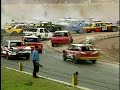 39 cars crash in banger race pile up