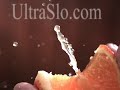 orange in slow motion