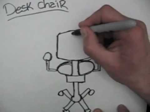Draw a desk chair | Doodle Ideas