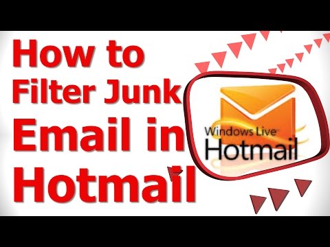 how to set junk mail filter in hotmail