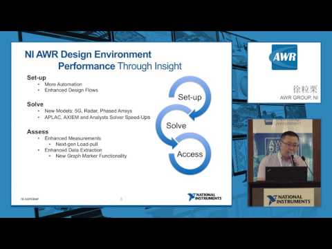 NI AWR Design Environment: Circuit Design Overview