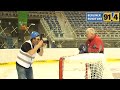 Eisbären testen O2-Arena - Berliner Rundfunk 91!4