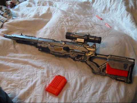 how to paint nerf longstrike cs-6