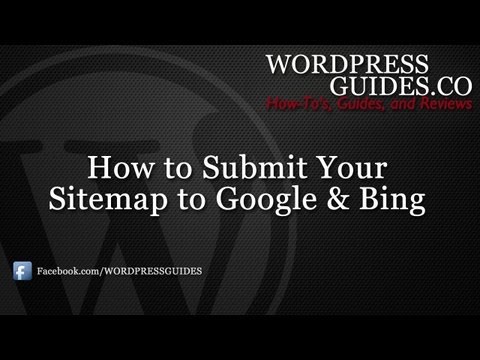 how to submit sitemap to bing