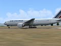 Air France 401 leaving Santiago.