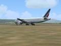 Air France 401 leaving Santiago.