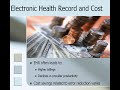 Benefits of EHR/CPOE