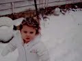 barefoot snowball fight