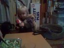 Kayd pinching Dads tea Kayd pinching Dads tea