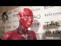 Heidi Klum Strips off Skin for Halloween