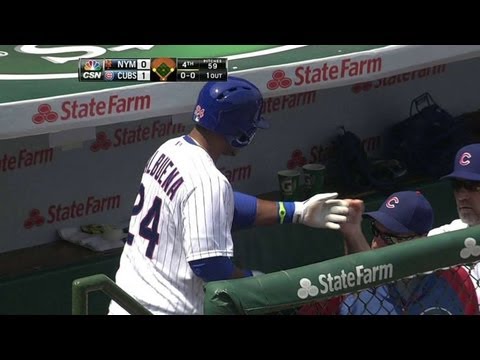 Video: NYM@CHC: Valbuena lifts a sacrifice fly to right