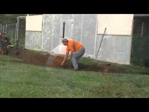 how to drain yard