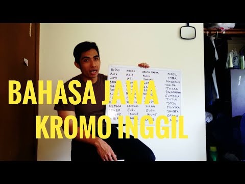 Download Video BELAJAR BAHASA JAWA NGOKO SAMPE KROMO INGGIL Download Video BELAJAR BAHASA JAWA NGOKO SAMPE KROMO INGGIL