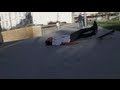 skateboarder skull meets the pavement