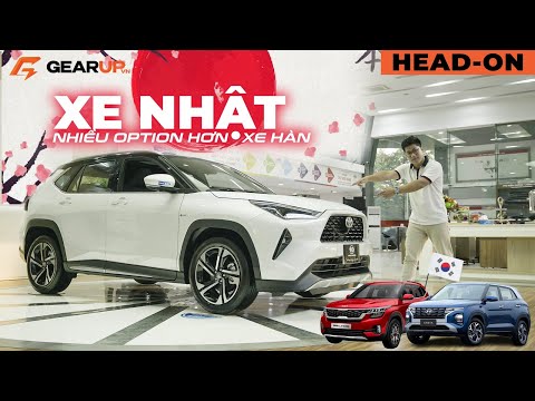 Yaris Cross vs Seltos vs Creta: khi xe Nhật LẤN ÁT xe Hàn về trang bị | GearUp Head-on