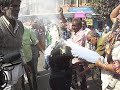 Bhopali Protestors Burning Tata