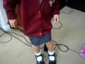 Alexia's first school uniform