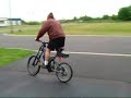 Yard Fun on Ebike Jumping Curbs Etc Yard Fun on Ebike Jumping Curbs Etc