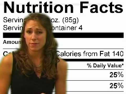 how to read food labels