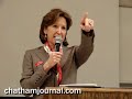 Sen. Kay Hagan on CCCC campus in Pittsboro, NC