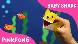 I'm an Origami Baby Shark Puppet! 