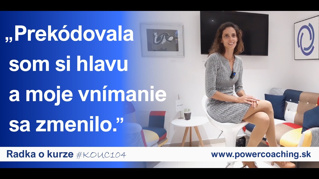 Absolventka Radka o kurze #KOUC104 | RECENZIA | Power Coaching