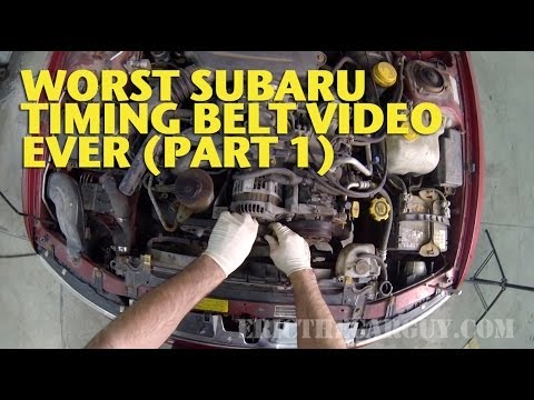 how to replace ej20 timing belt