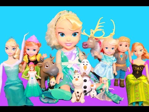 Frozen Toddler Young Elsa Frozen Toy Review Collection Disney Princess Queen AllToyCollector