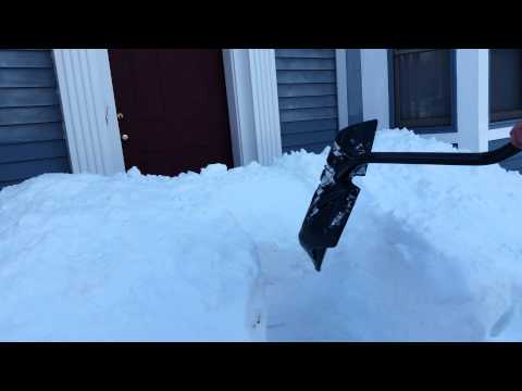 how to go door to door shoveling snow