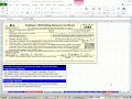 Excel 2010 Business Math 55: Federal Income Tax Deduction Wage Bracket Method