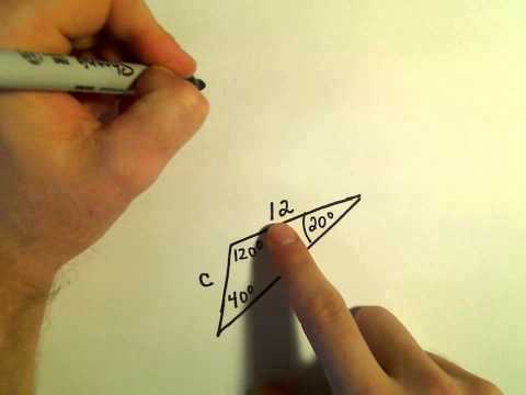 how to use the law of sines