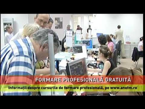 Cursuri gratuite de formare profesională, organizate de A.N.O.F.M.