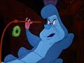 Chenille bleu (alice au pays des merveille