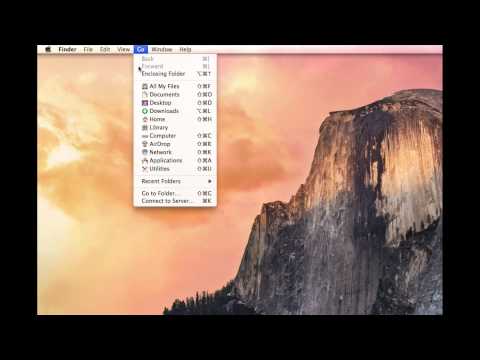 how to open library on mac