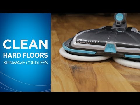 Cleaning with the SpinWave® Cordless Hard Floor Spin Mop Video
