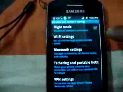 how to turn on wifi for samsung galaxy y