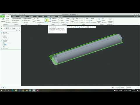 0Thiết kế dao doa 1 lưỡi gắn chíp DCGT11 trên creo parametric