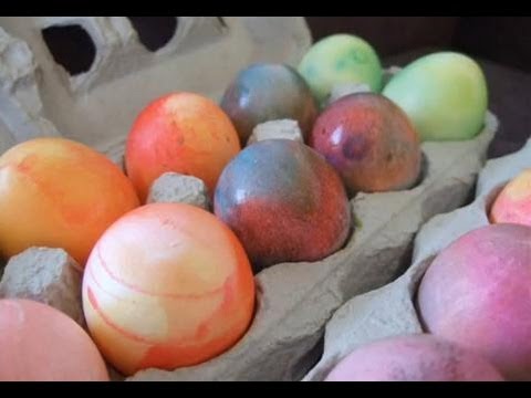 how to dye eggs with a tie