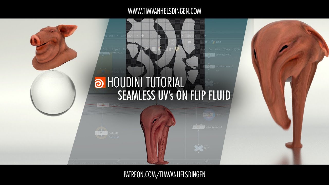 Houdini Tutorial - Seamless UV's on FLIP fluids