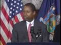 Senate Majority Leader Malcolm A. Smith Speaks at Govenor Paterson's News Conference March 30, 2009