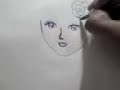 Mujer de cabello suelto