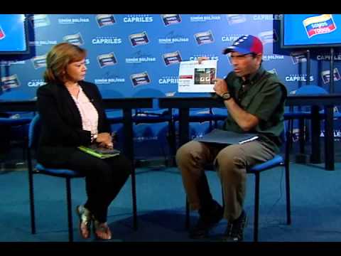 Entrevista de Idania Chirinos a Henrique Capriles