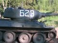 two authentic t34-85 tanks on their way to tali-ihantala 1944 feature film shooting location. kaksi alkuper�ist� t34-85 (sotka) tankkia matkalla tali-ihantala 1944 -elokuvan kuvauksiin.