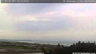 21 January 2016 - St Andrews WeatherCam Timelapse