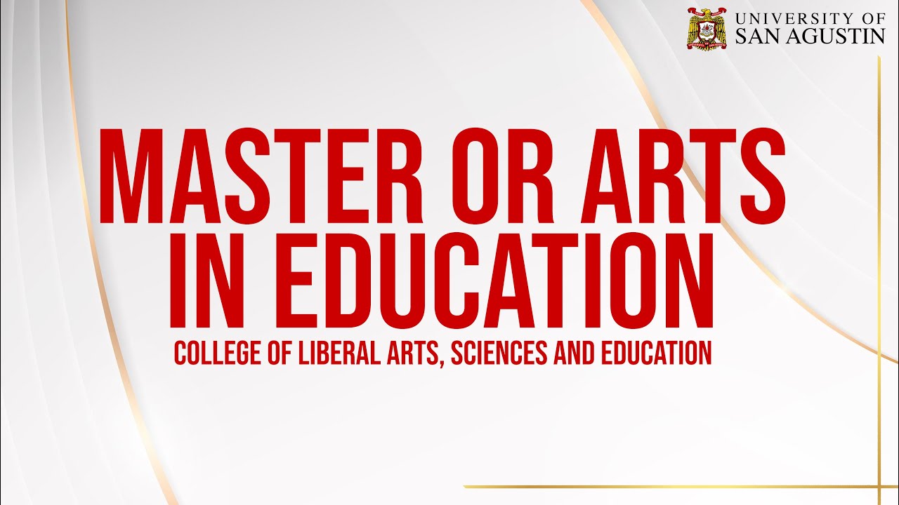 Master of Arts in Education