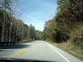 Driving through the Red River Gorge